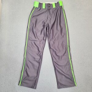 Berserk Athletics Baseball‎ Pants Mens 30 x 31.5 Gray Sports Snap Buttons READ*